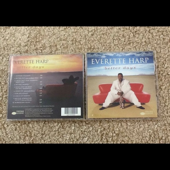 Better Days by Everette Harp (CD, Nov-1998, Blue Note (Label)) Exc. Cond. - Picture 8 of 8